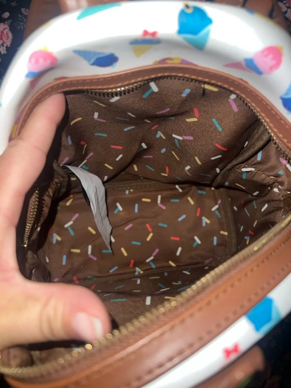 Disney/loungefly ice cream cone + wallet mini backpack set - Picture 8 of 9